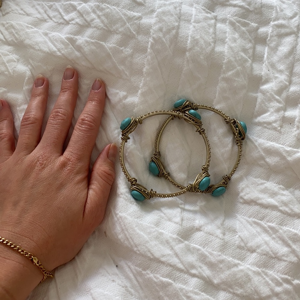 Turquoise Bangle Set - Picture 2 of 4